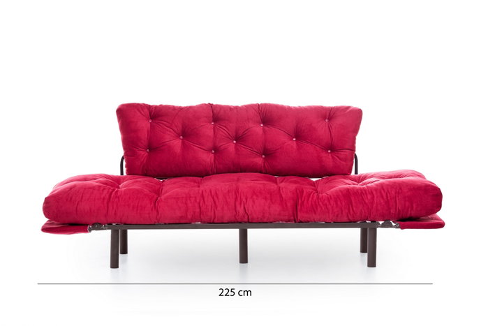 Atelier Del Sofa Nitta Triple - Maroon Atelier Del Sofa Nitta Triple - Maroon